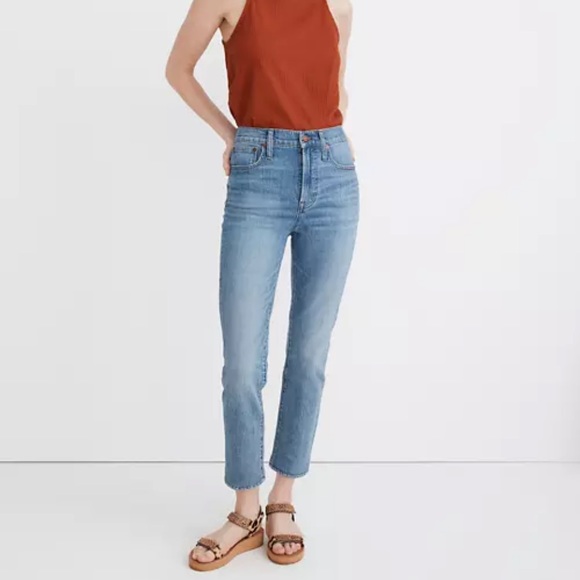 Madewell Denim - Madewell the perfect vintage crop Jeans - FLAWED